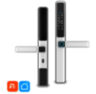 Умный дверной замок Ps-Link F2-TY с датчиком отпечатка пальца и защитой IP65 Серебро
