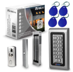 Система СКУД  KIT-S601EM-WP-180 / магнитный замок 180 кг / кодовая панель / RFID