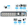 Комплект видеонаблюдения AHD 2Мп KIT-C214HD 14 камер для улицы