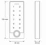 Панель доступа WIFI Ps-Link PS-TF2EM-WP-W с кодонаборной панелью / 10000 пользователей / IP66