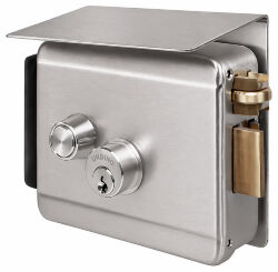 Комплект электромеханический замок с козырьком Undino UD-KIT-EML-SS-RLB