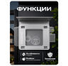 Комплект электромеханический замок с козырьком Undino UD-KIT-EML-SS-RLB