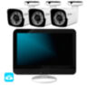 Комплект видеонаблюдения WIFI с монитором 5Мп KIT-W503TB-M беспроводной, 3 камеры для улицы, ночное видение, удаленный доступ