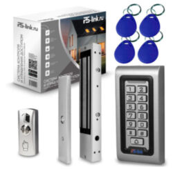 Система СКУД Ps-Link KIT-S601EM-WP-350LED / магнитный замок 350 кг / кодовая панель / RFID