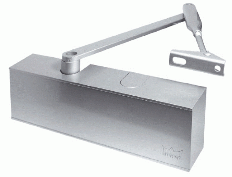 Доводчик Dorma TS71 EN 3/4 корпус без рычага (серый)
