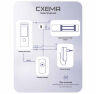 Комплект СКУД KIT-3D01EM-WP-W-350 распознавание лиц, RFID, WIFI