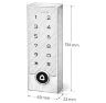 Комплект СКУД KIT-TB2EM-WP-350 эл. магнитный замок 350кг, сенсорная панель, RFID