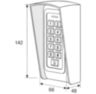 Козырек для панели доступа Ps-Link PS-208C-EMW медный PETG