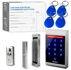 Комплект СКУД Undino KIT-ACP102EM-180 эл. магнитный замок 180кг, RFID