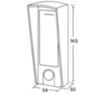 Козырёк для панели доступа Ps-Link PS-HF3-WF зеленый PETG