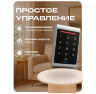 Система СКУД KIT-1203MF-SS на 1 дверь, панель со считывателем RFID 13МГц Mifare, замок накладной серый, НЗ тип