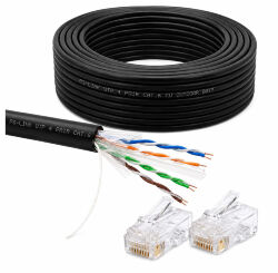 Кабель витая пара UTP4 cat.6 CU 90 метров  UTP-CAT6-CU90-OUT уличный
