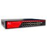 Комплект видеонаблюдения IP 2Мп Ps-Link KIT-B216IP-POE 8 камер для помещения, 8 камер для улицы, ночная съёмка, POE питание