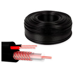 Кабель КВК  KVK-CU-2075-40 RG-59 + 2 x 0.75 мм. 40м.