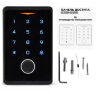 Комплект СКУД Undino KIT-ACP303EM-SS с нержавеющим замком, RFID, WIFI, отпечаток