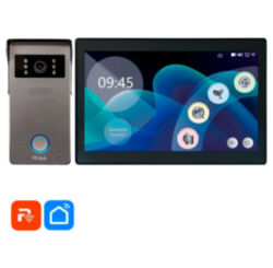 Комплект проводного WIFI видеодомофона  KIT-185DP-301CR-S детекция движения, интерком, реле для замка