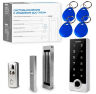 Комплект СКУД KIT-TF2MF-WP-W-180 для улицы, до 10000 пользователей, металл, тип Mifare, магнитный замок 180 кг
