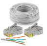Кабель UTP4 cat.5E CU 20 метров UTP-CU20 с коннекторами RJ-45