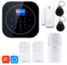 Беспроводная охранная WIFI/GSM сигнализация PST G12 черный корпус