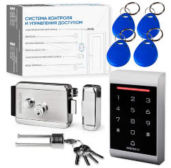Комплект СКУД Undino KIT-ACP101MF-CH эл. механический замок, RFID