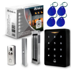 Система СКУД Ps-Link KIT-CH1-180 / кодовая панель / магнитный замок 180кг / RFID, WIFI