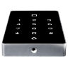 Система СКУД KIT-T12MF-P-B на 1 дверь, сенсорная панель, 2 считывателя Mifare, черный замок, НЗ тип