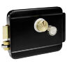 Система СКУД KIT-T12MF-P-B на 1 дверь, сенсорная панель, 2 считывателя Mifare, черный замок, НЗ тип